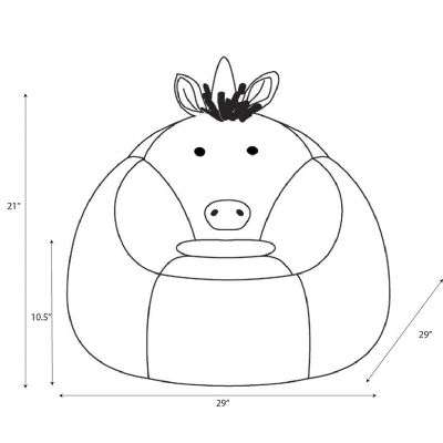 Unicorn Kids' Bean Bag Chair - Pillowfort™ - Image 6