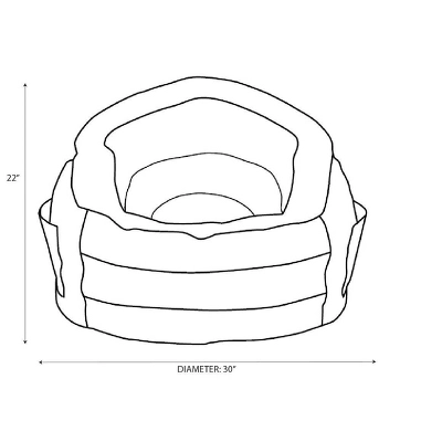Settle In Kids’ Bean Bag Chair - Pillowfort™ - Image 5