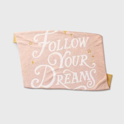 Princess 'Follow Your Dreams' Kids' Throw Blanket - The Disney Collection By Pillowfort™ - Image 5
