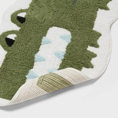 Alligator Kids' Bath Rug - Pillowfort™ - Image 3