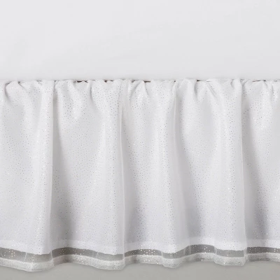 Glitter Dot Tulle Kids' Bedskirt - Pillowfort™