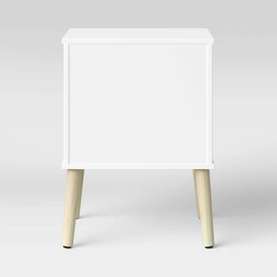 Modern Open Kids' Nightstand White - Pillowfort™ - Image 3
