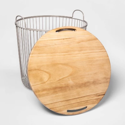 Wire Kids' Storage Floor Bin Gray - Pillowfort™ - Image 3
