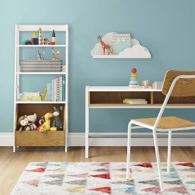 Bly Kids' Bookshelf With Storage White - Pillowfort™ - Image 2