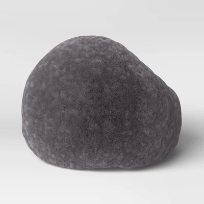 XL Fuzzy Kids' Bean Bag Gray - Pillowfort™ - Image 3