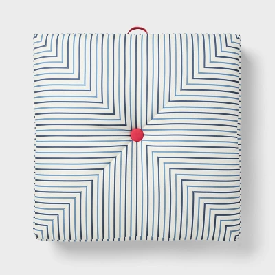 Striped Kids' Floor Cushion Throw Pillow - Pillowfort™ - Image 3