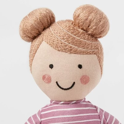 Decorative Kids' Pillow Striped Purple - Pillowfort™ - Image 2