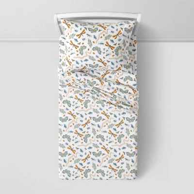 Insect Print Cotton Kids' Sheet Set - Pillowfort™