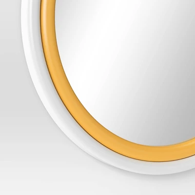 Two Tone Layered Circle Kids' Mirror White - Pillowfort™ - Image 3