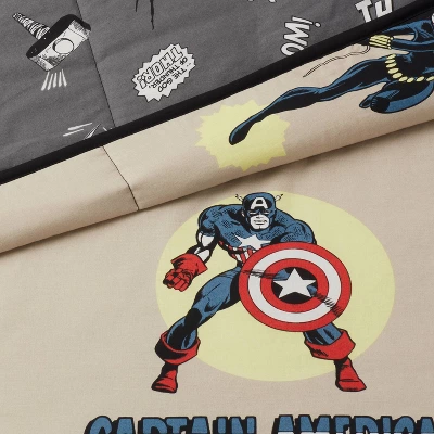 Marvel Characters Kids' Quilt - The Marvel Collection By Pillowfort™ - Image 2