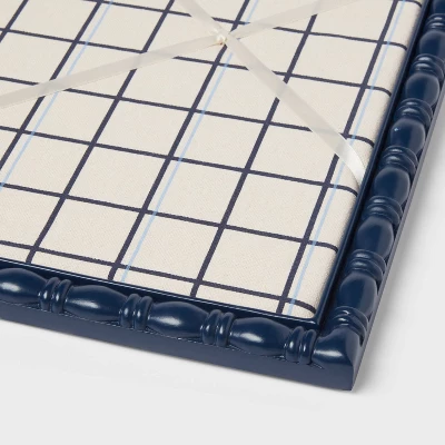 Navy Framed Fabric Kids' Photo Memo Board - Pillowfort™ - Image 2