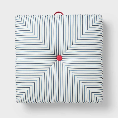 Striped Kids' Floor Cushion Throw Pillow - Pillowfort™ - Image 4