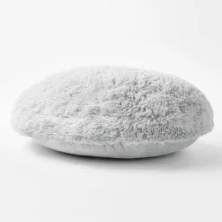 Faux Fur Floor Kids' Pillow Gray - Pillowfort™