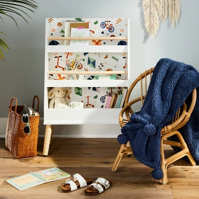 Modern Tall Three Shelf Kids' Bookshelf - Pillowfort™ - Image 4