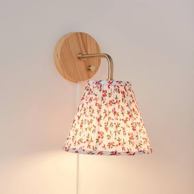 2pk Floral Shade Kids' Wall Sconces - Pillowfort™ - Image 3