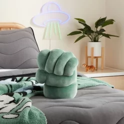 Marvel Hulk Fist Kids' Decorative Throw Pillow - The Marvel Collection By Pillowfort™