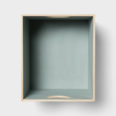 Large Stackable Kids' Wood Bin - Pillowfort™ - Image 2