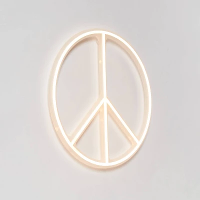 Peace Neon Kids' Wall Decor - Pillowfort™ - Image 3