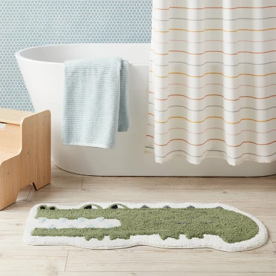 Alligator Kids' Bath Rug - Pillowfort™