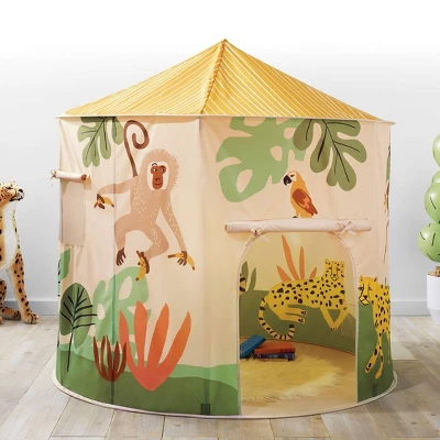 3' Faux Fur Round Kids' Rug White - Pillowfort™ - Image 3