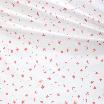 Stars Cotton Kids' Sheet Set Yellow/White - Pillowfort™ - Image 3