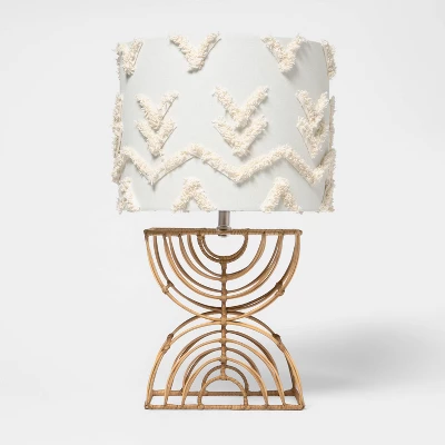 Boho Rattan Kids' Table Lamp - Pillowfort™