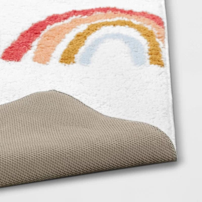 4'x5'6" Printed Rainbow Tufted Kids' Rug - Pillowfort™ - Image 3