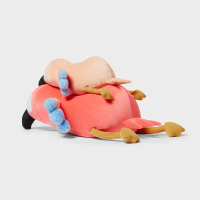 Parrot And Baby Weighted Plush Kids' Throw Pillow Pink - Pillowfort™ - Image 2