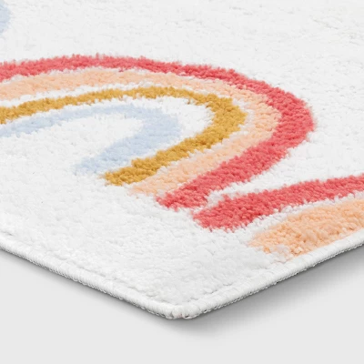 4'x5'6" Printed Rainbow Tufted Kids' Rug - Pillowfort™ - Image 2