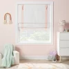 30" X 64" Blackout Roman Kids' Shade Pink With Striped - Pillowfort™