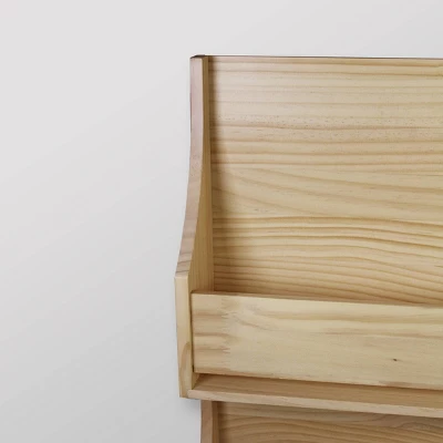 2 Tier Wood Kids' Book Shelf Natural - Pillowfort™ - Image 2