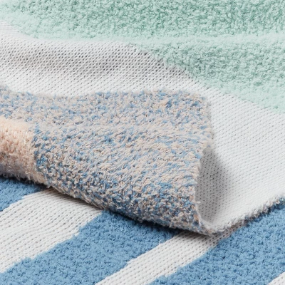 48"x58" Knit Kids' Throw Shapes Cream - Pillowfort™ - Image 3