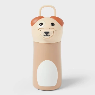Kids' 10 Fl Oz Dog Animal Water Bottle - Pillowfort™ - Image 3