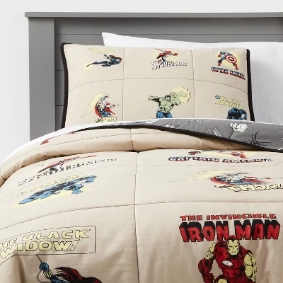 Marvel Characters Kids' Quilt - The Marvel Collection By Pillowfort™ - Image 5