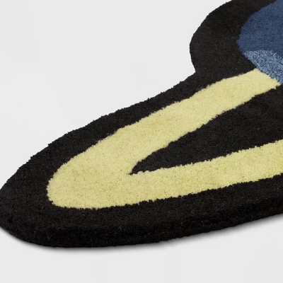 Planet Shaped Wool Kids' Rug - Pillowfort™ - Image 2