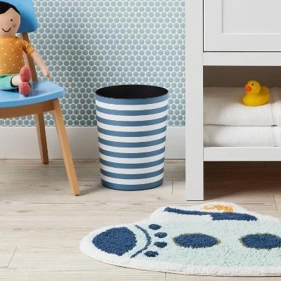 Navy Stripe Kids' Waste Can - Pillowfort™