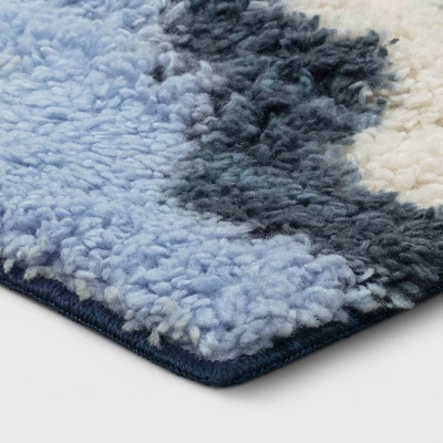 Waves Area Kids' Rug Blue/Green - Pillowfort™ - Image 2