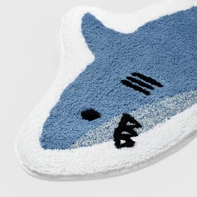 Shark Kids' Bath Rug - Pillowfort™ - Image 2