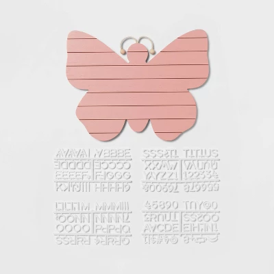 Butterfly Kids' Letterboard - Pillowfort™ - Image 2