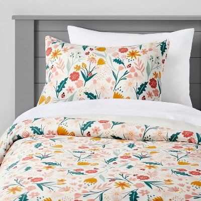 Garden Floral Kids' Duvet Cover - Pillowfort™ - Image 3